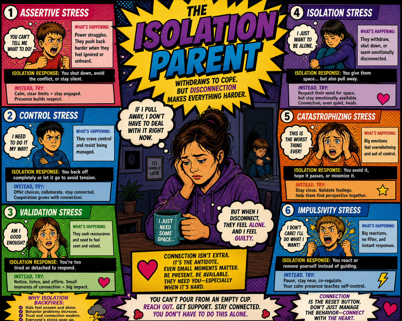When You’re an Isolation Parent: How Your Stress Response Interacts With Your Child’s