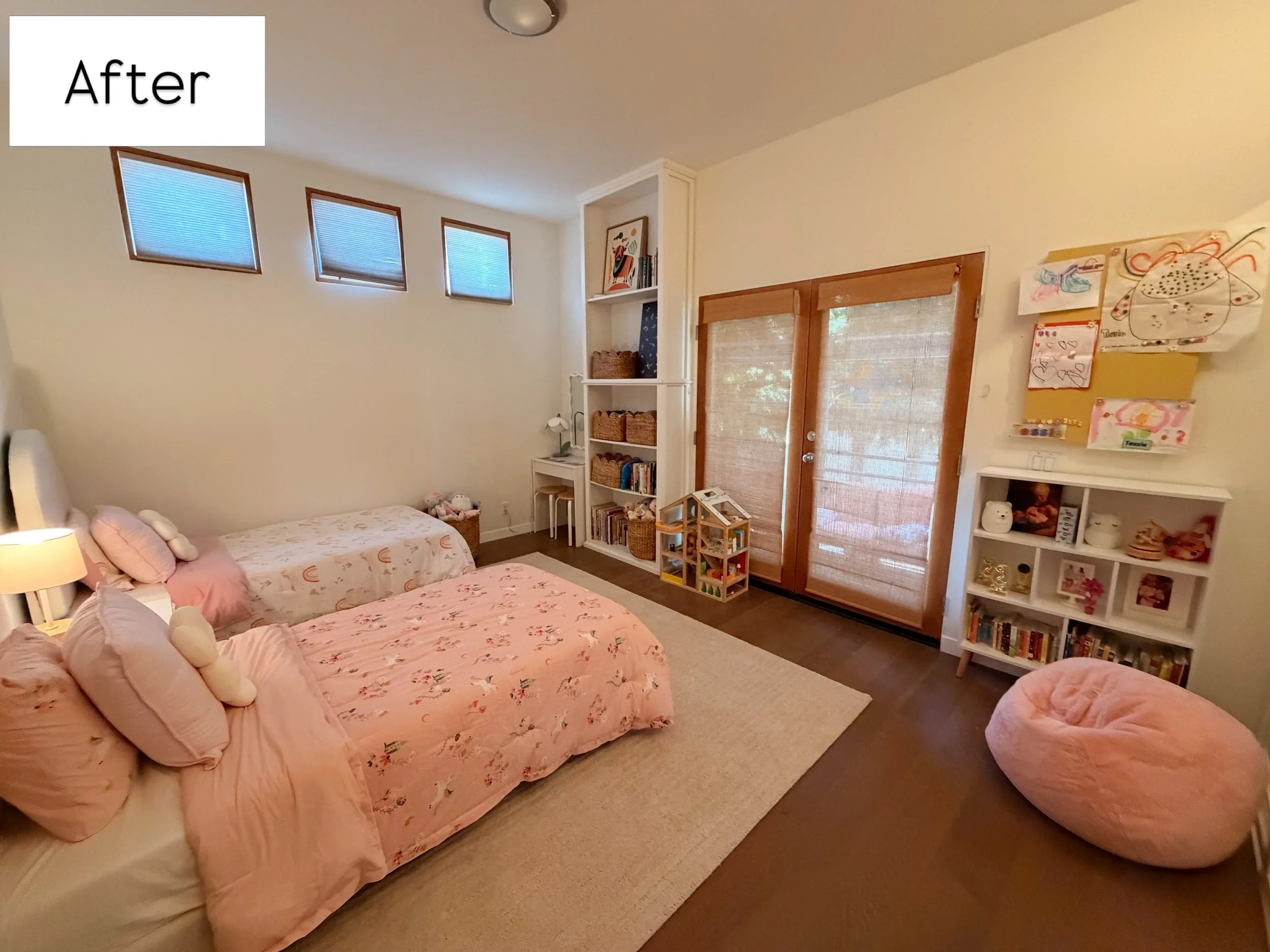 LET&rsquo;S G(r)O(w) GIRLS -my clients needed an elevated bedroom for 2 growing girls ✨ With thoughtful organization, layered d&eacute;cor, and a few intentional updates, we transformed the space into one that&rsquo;s beautiful, functional, and ready