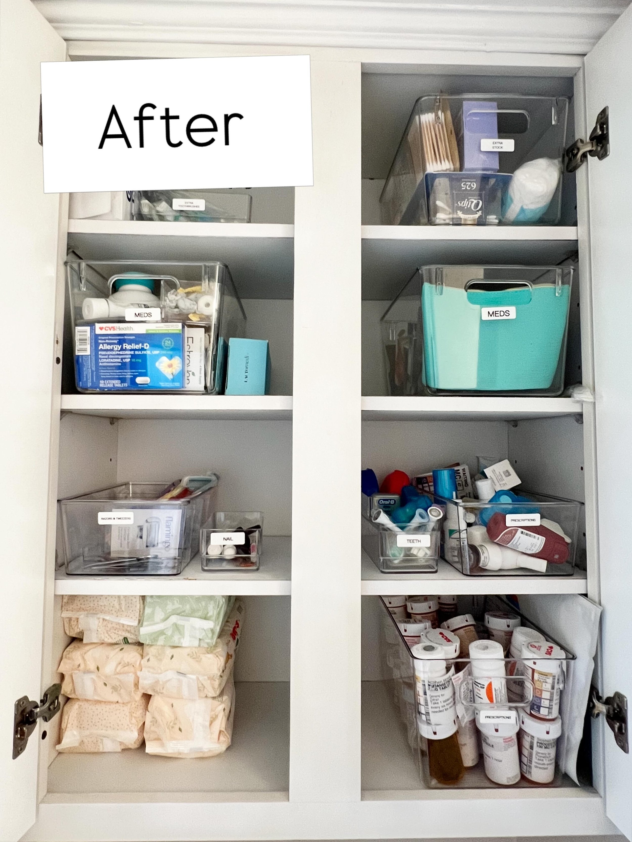 MEDICINE MAYHEM - a quick reorg &amp; clean out for a repeat client 💊