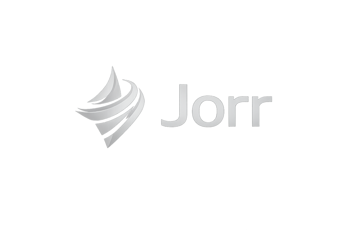 A distorted digital image with a logo featuring a sailboat and the word 'Jorn' in 3D text, set against bright, abstract, colorful patterns.