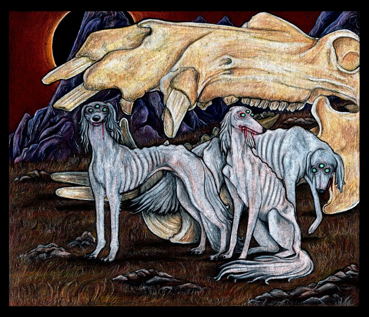 Untitled, Colored pencil on illustration board, 9x10in.