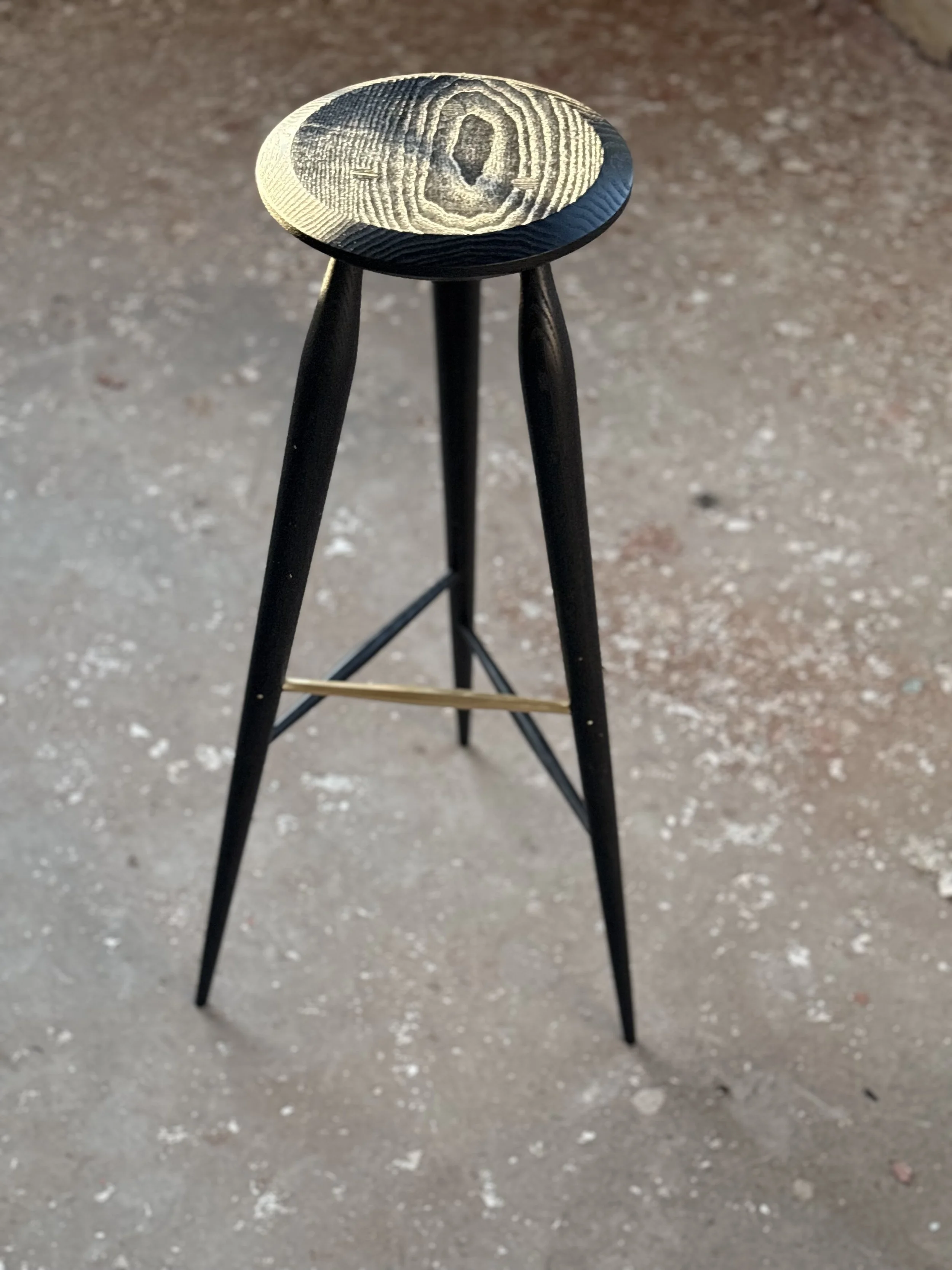 Ash and Brass plant stand