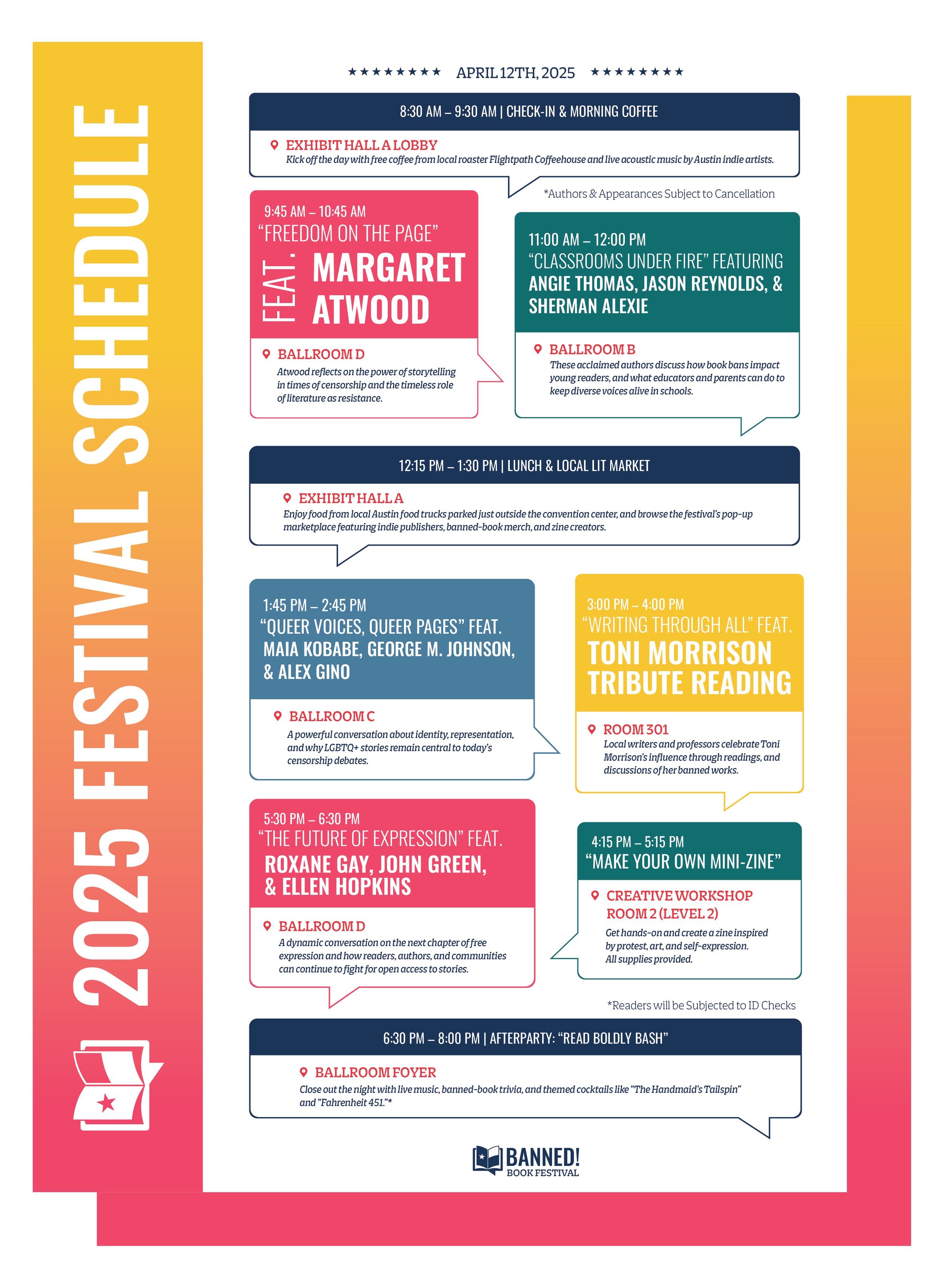 CONFERENCE SCHEDULE
