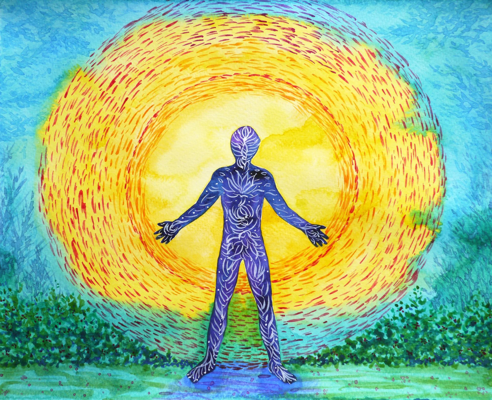 Aura Drawing - Signature