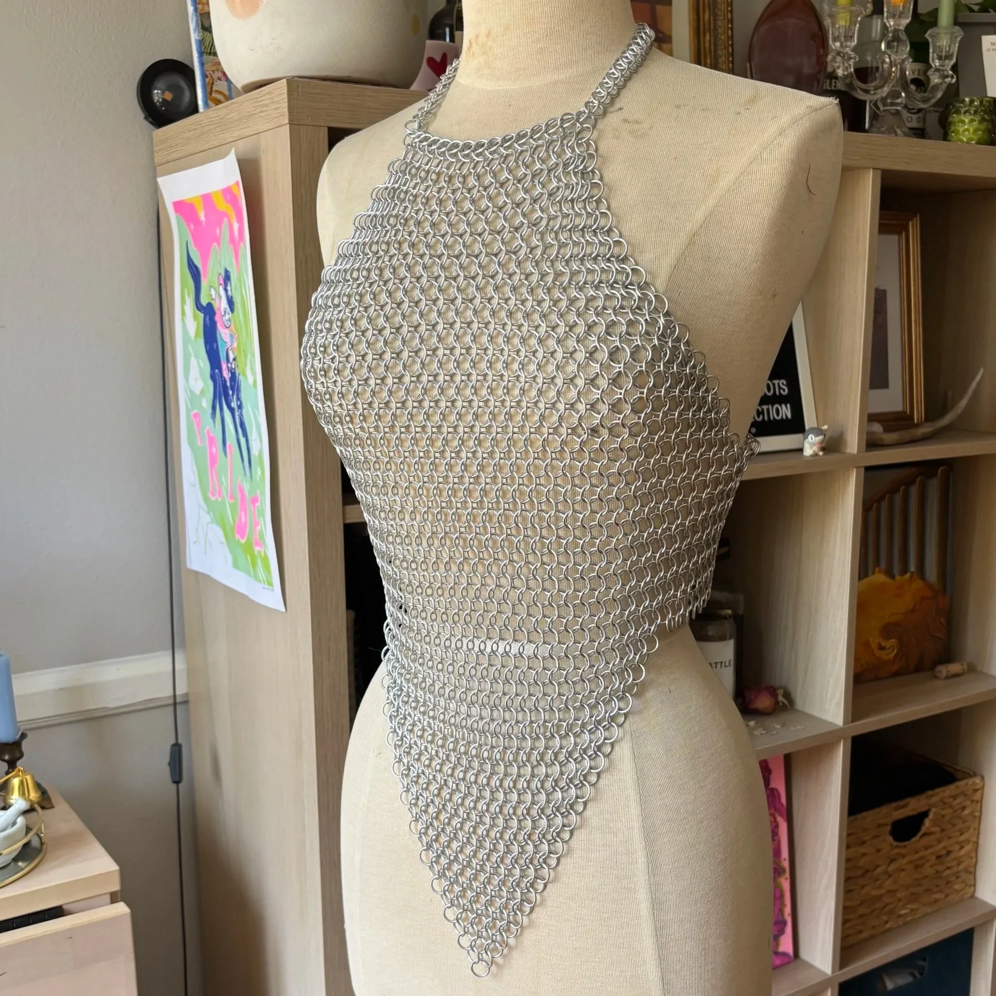 Chainmail Halter Top