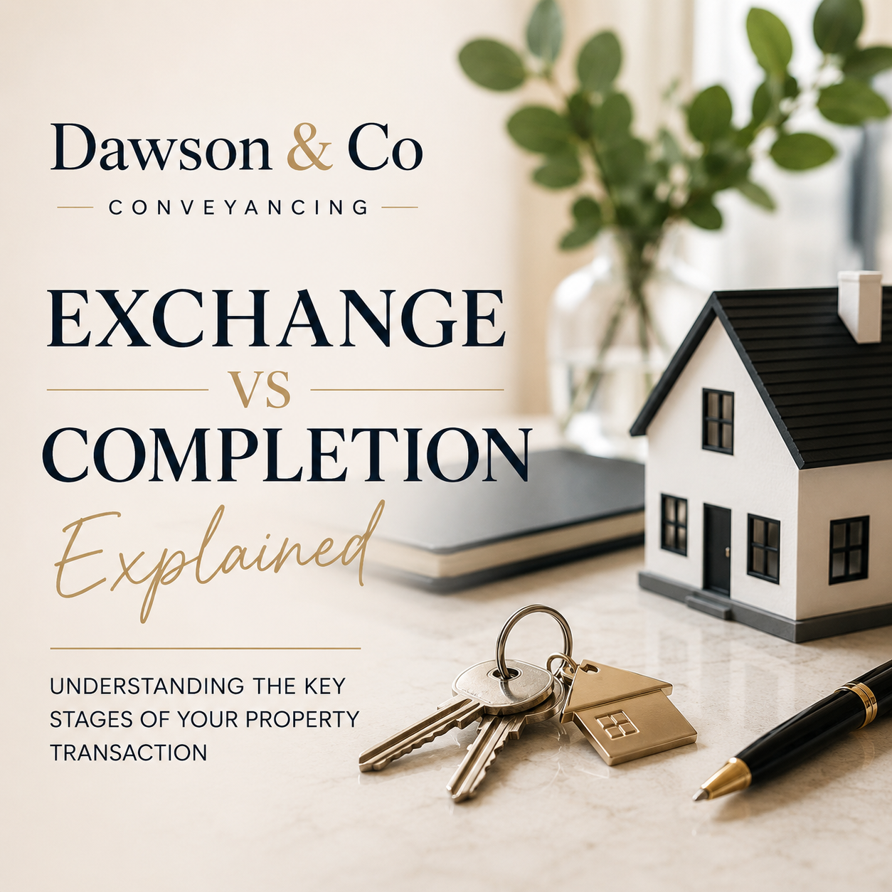 Exchange vs Completion Explained: Understanding Two Key Stages of the Conveyancing Process