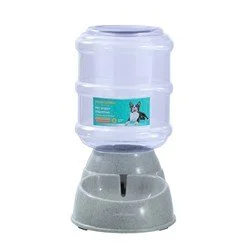 Automatic water dispenser with a plastic water bottle on top available in 3.8 or 11 L