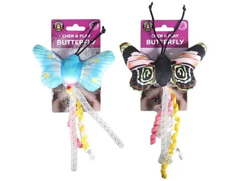 Butterfly Tails Cat Toy