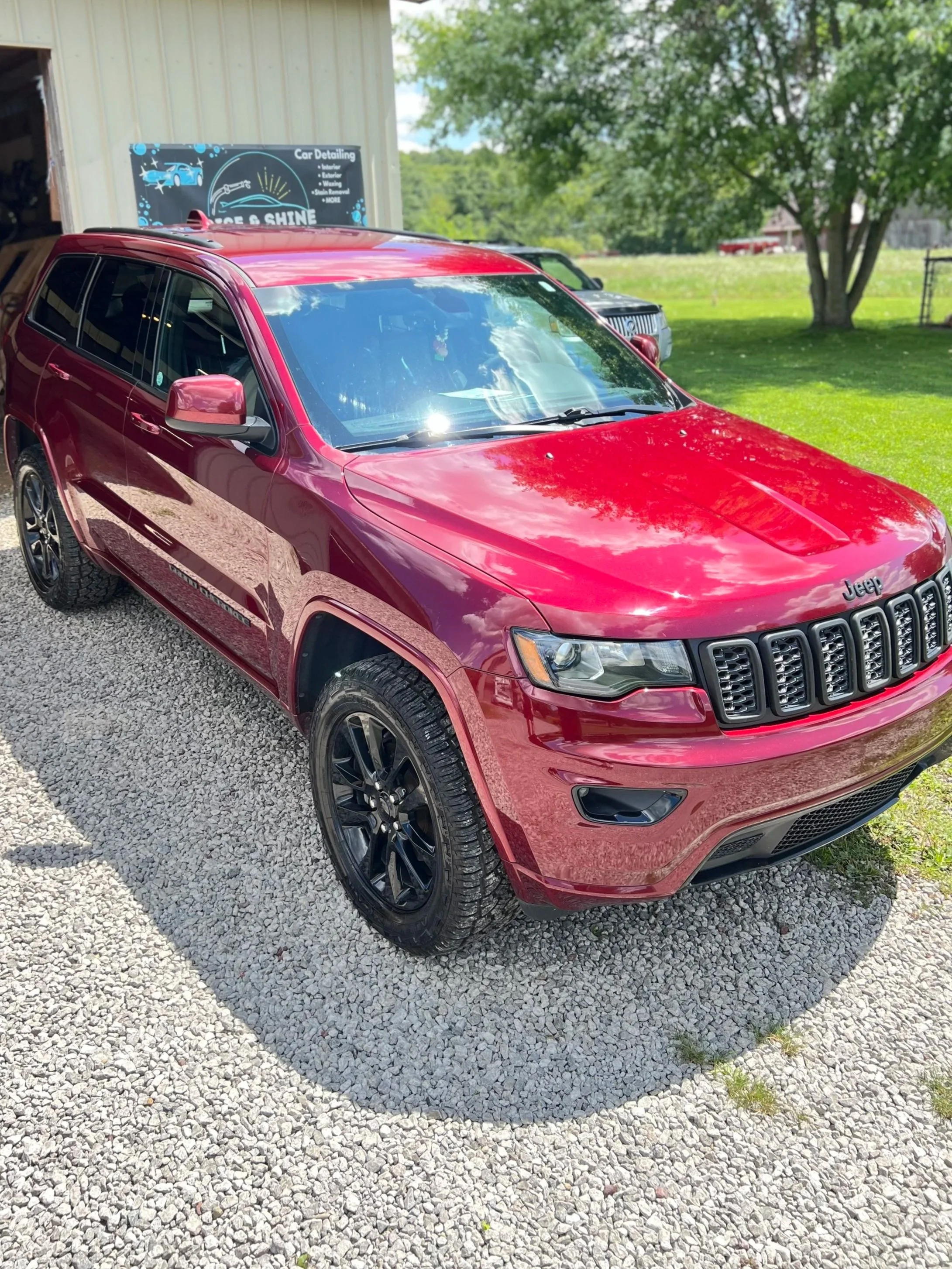 High-quality vehicle detailing service delivering clean interior and glossy exterior finish