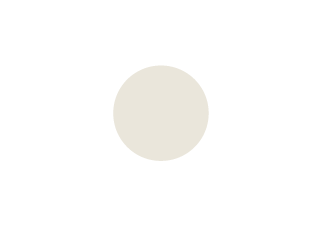 A white circle on a black background, resembling a celestial body or a minimalist design element.
