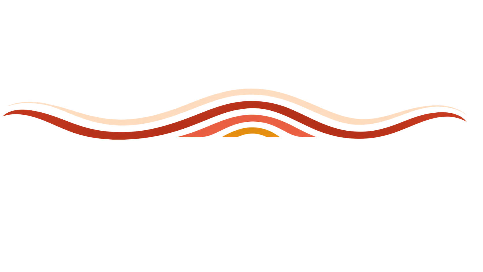 Abstract red, orange, and beige background graphic for Bright Bodywork.