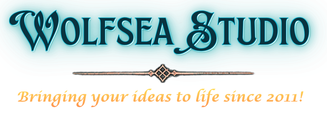 Wolfsea Studio logo graphic Wolfsea Studio logo with the tagline “Bringing your ideas to life since 2011.”