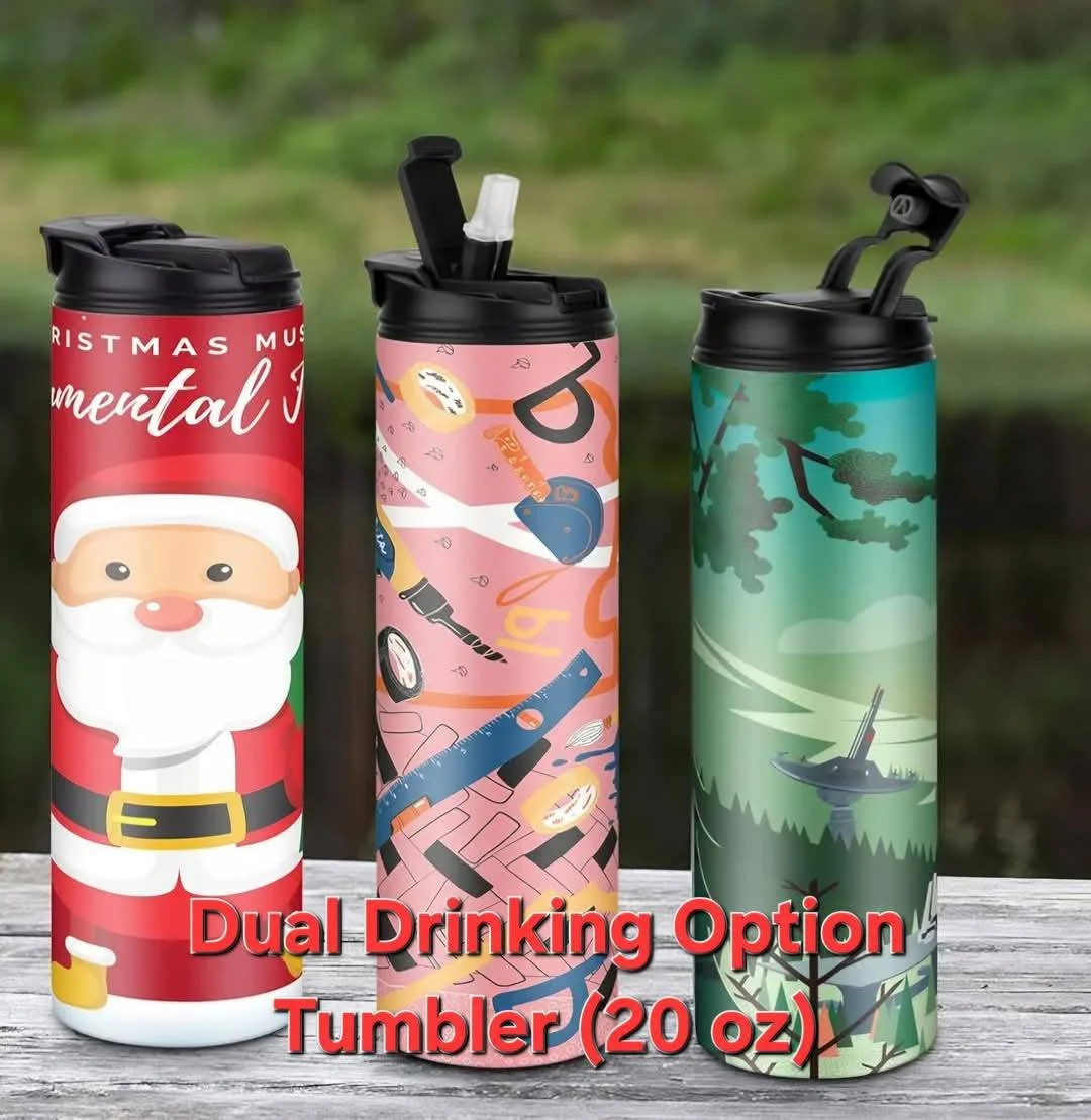 Dual Option Tumbler 20 Ounce