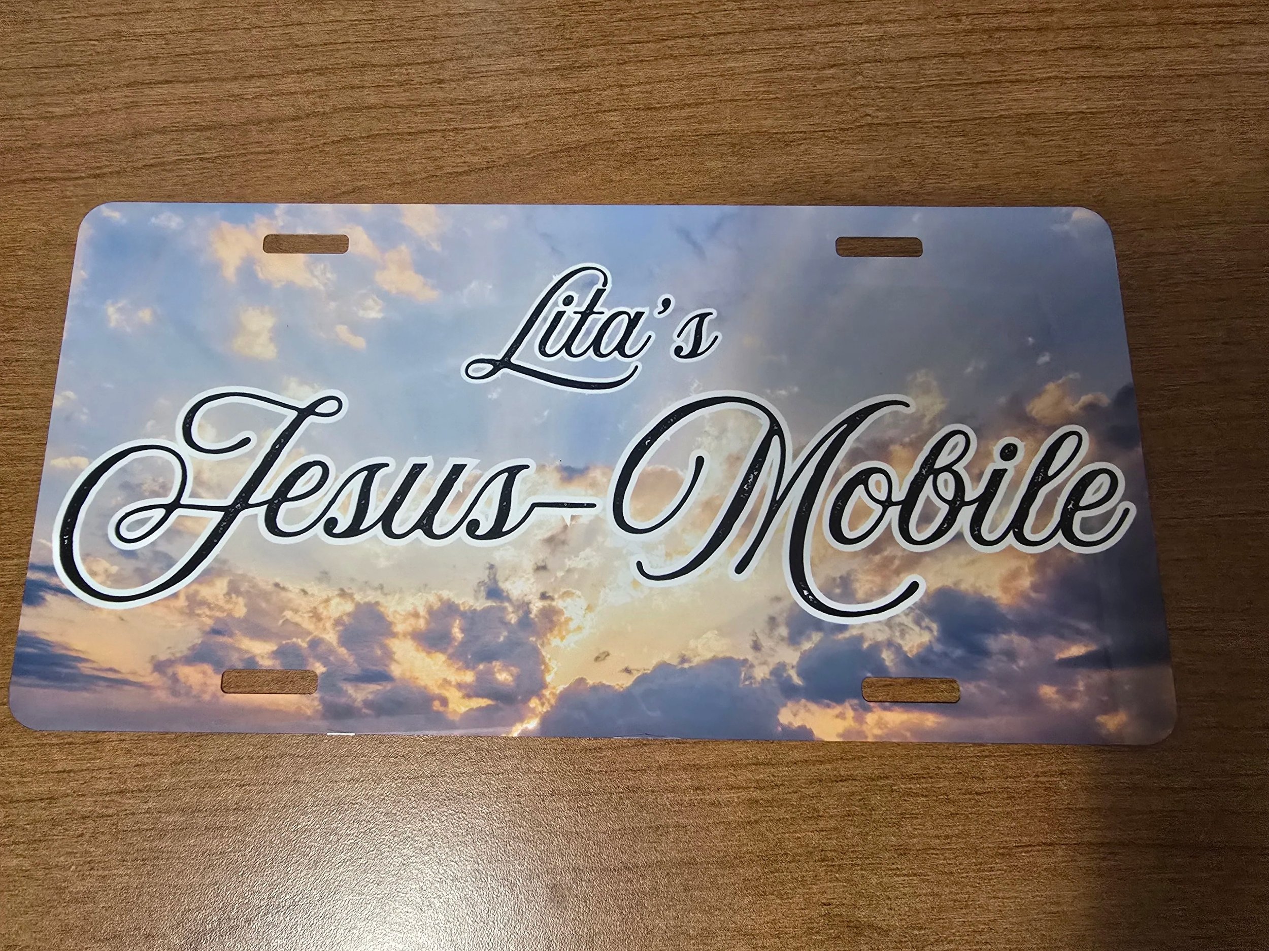 License Plate 12" x 6"