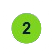Green circular icon with the number 2 inside.