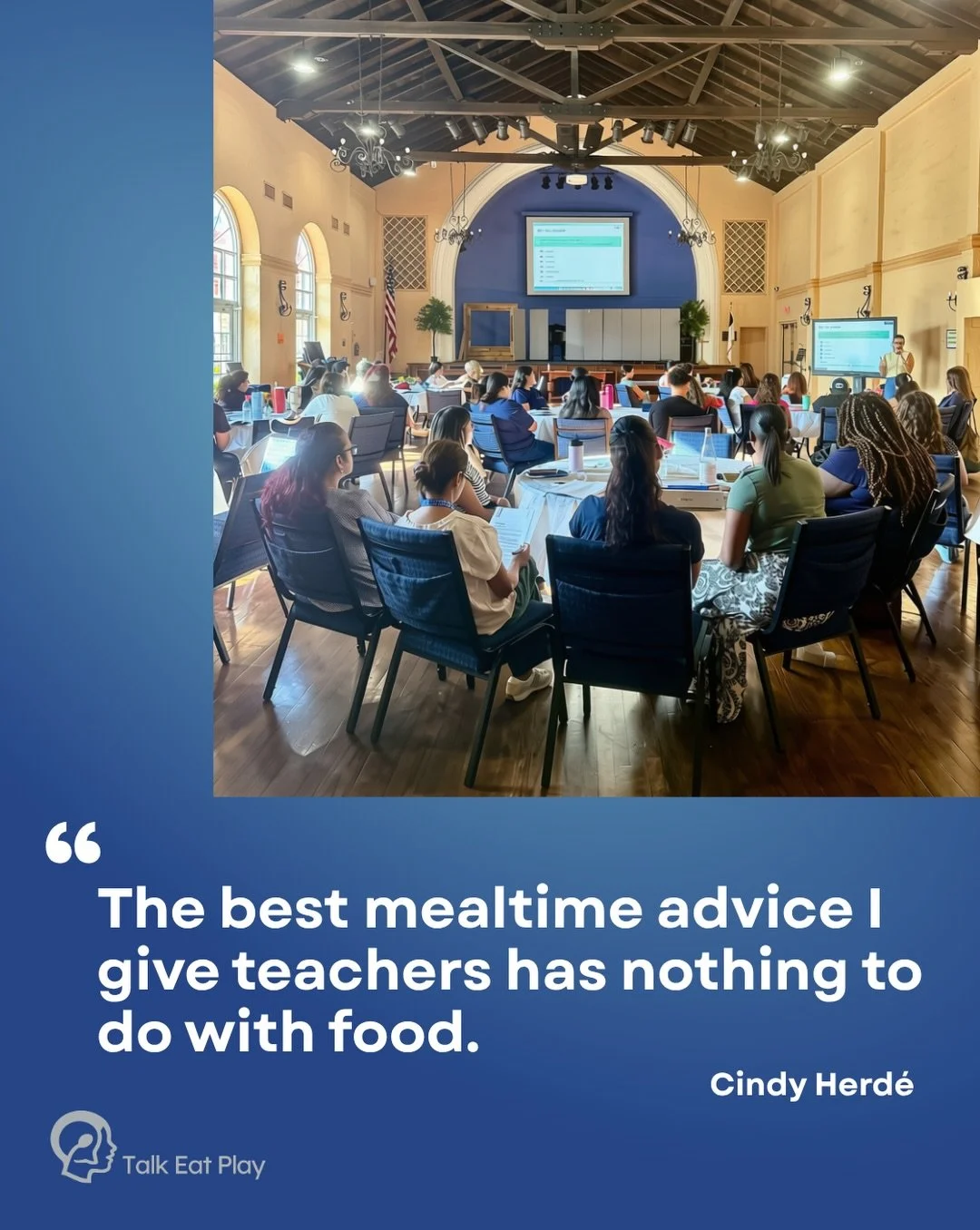 Swipe through. 👉

This is what we actually work on in professional development: not meal plans, not calorie counts. How to read a child, and how to bring parents into that with us.

#earlychildhoodeducation #ChildDevelopment #PickyEating #MealtimeMa