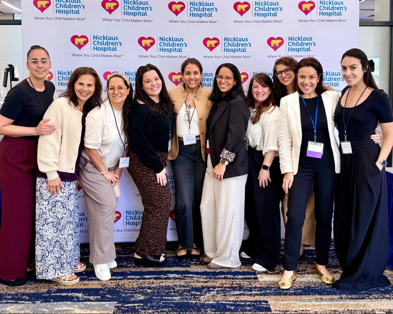A room full of learning is even better when shared with an incredible group of SLPs! 💙 Grateful for the opportunity to connect, collaborate, and represent our profession at the Nicklaus Children&rsquo;s Hospital Nutrition Symposium.