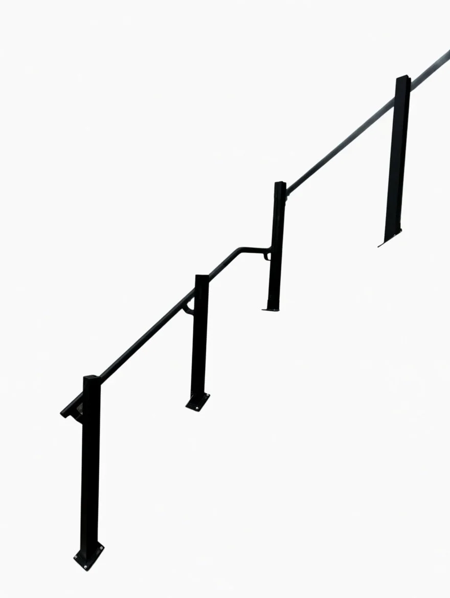 Bent Round Hand Railings