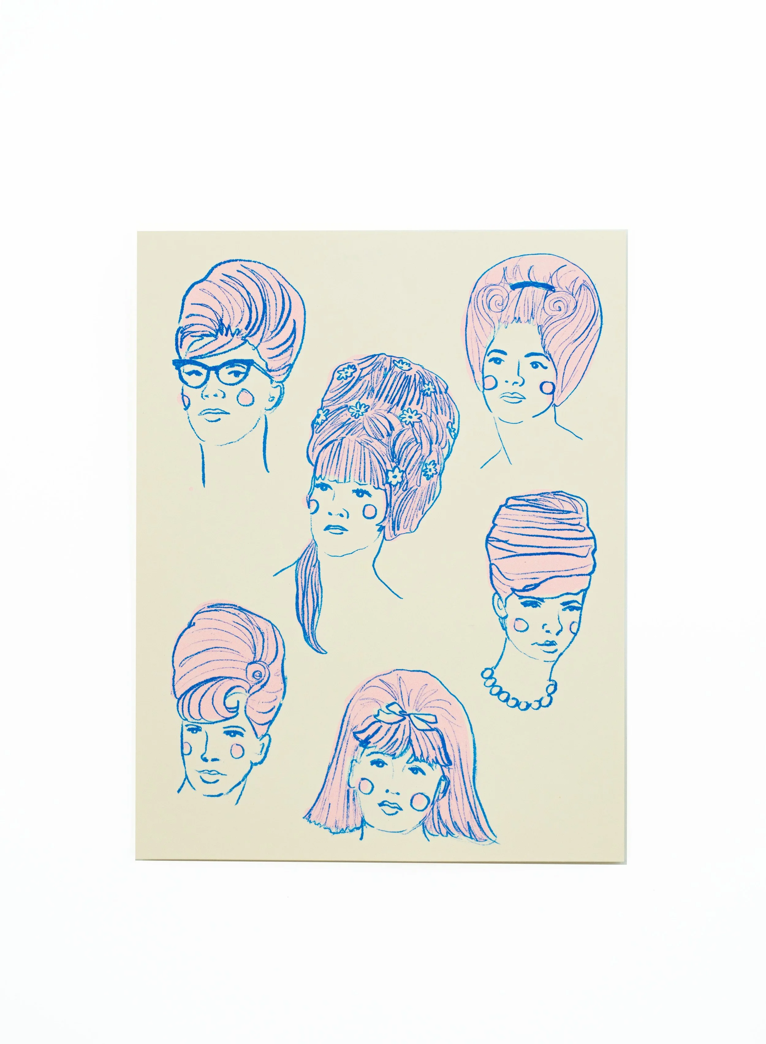 Big Hair Riso Print