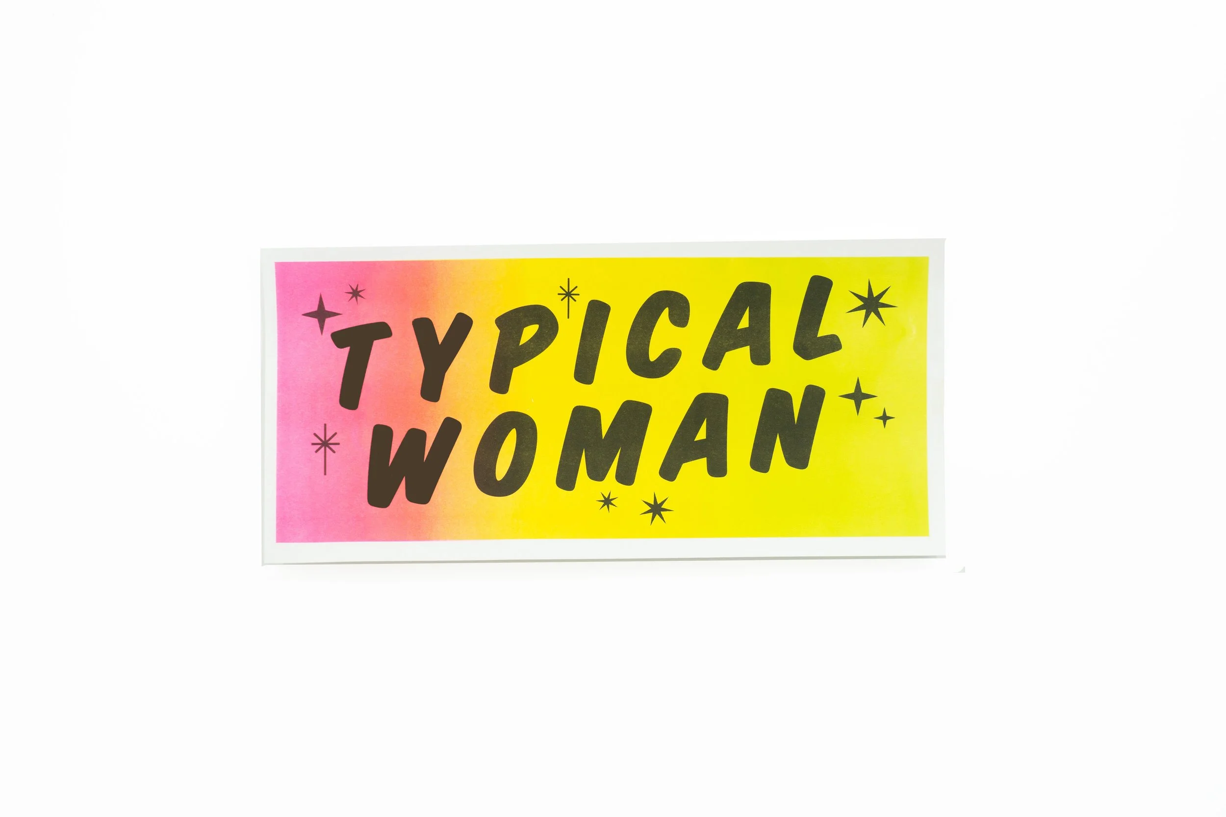 Typical Woman Riso Print