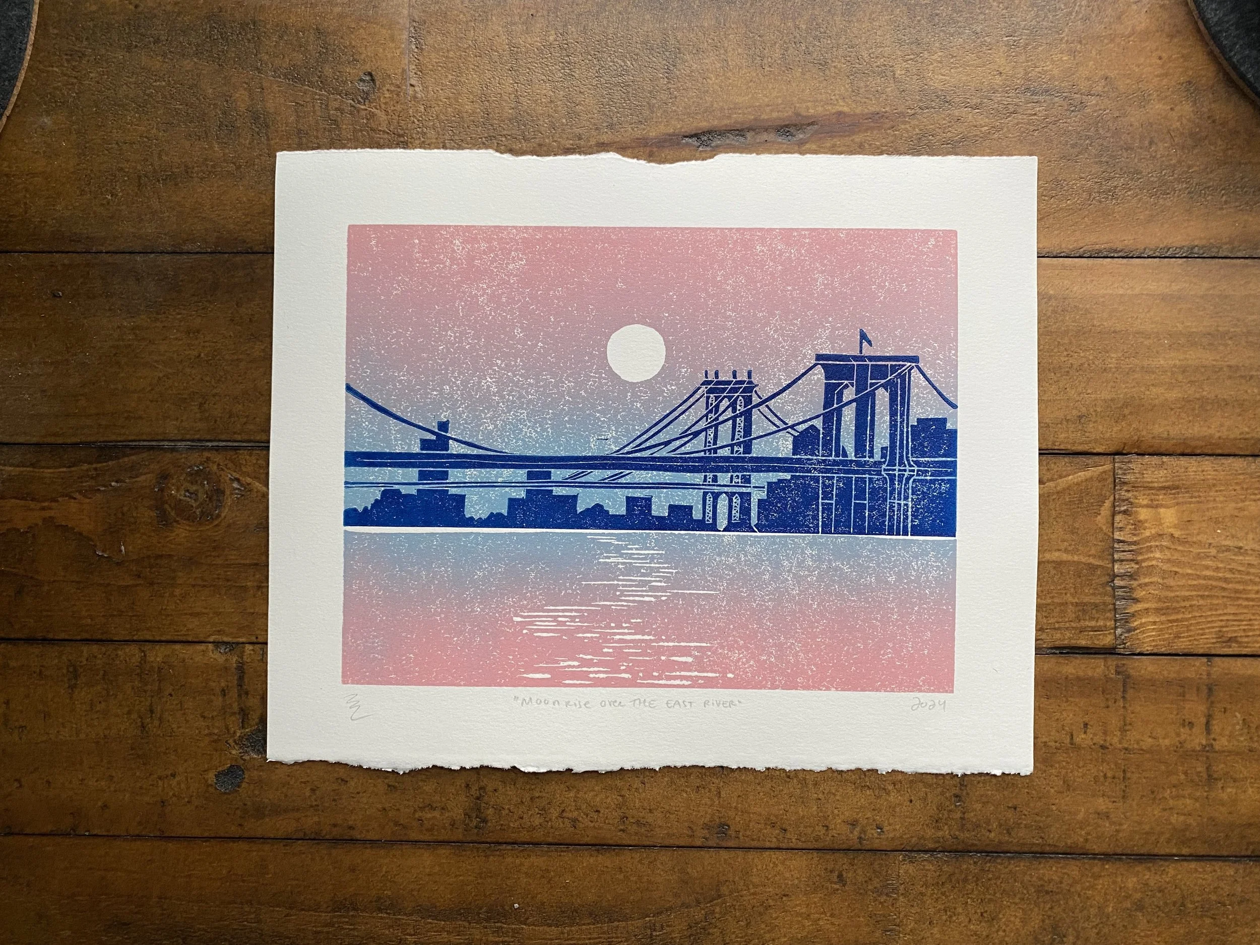 Moonrise Over the East River