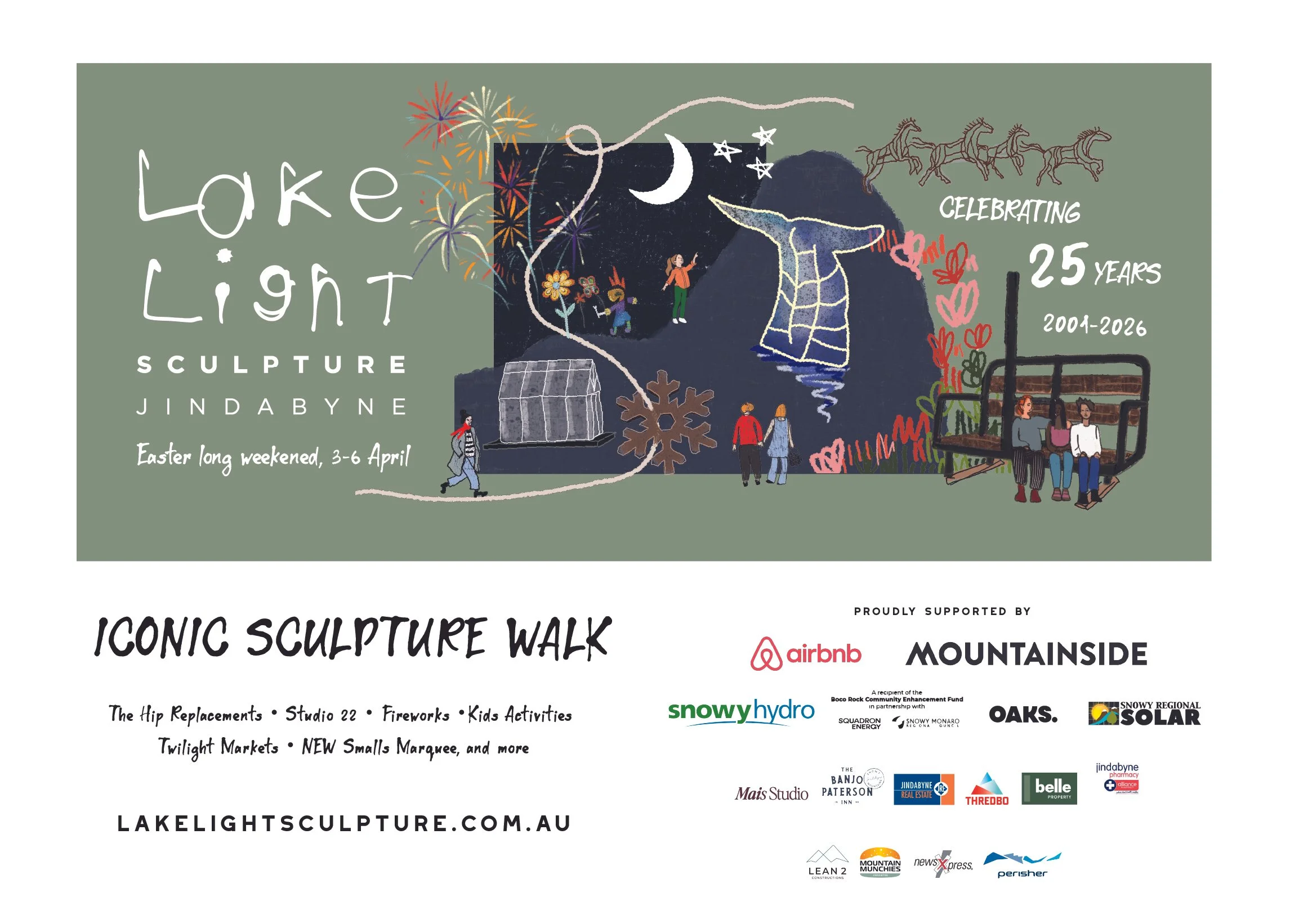 Lake Light Sculpture - 25th Anniversary Event