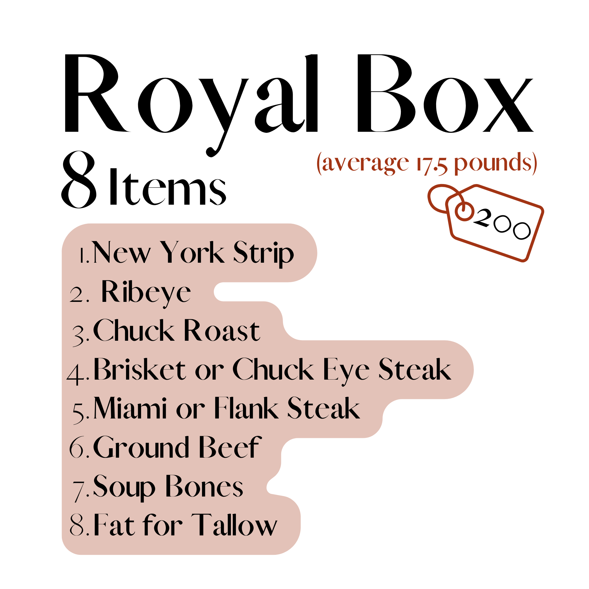 Royal Box (17.5lb avg.)