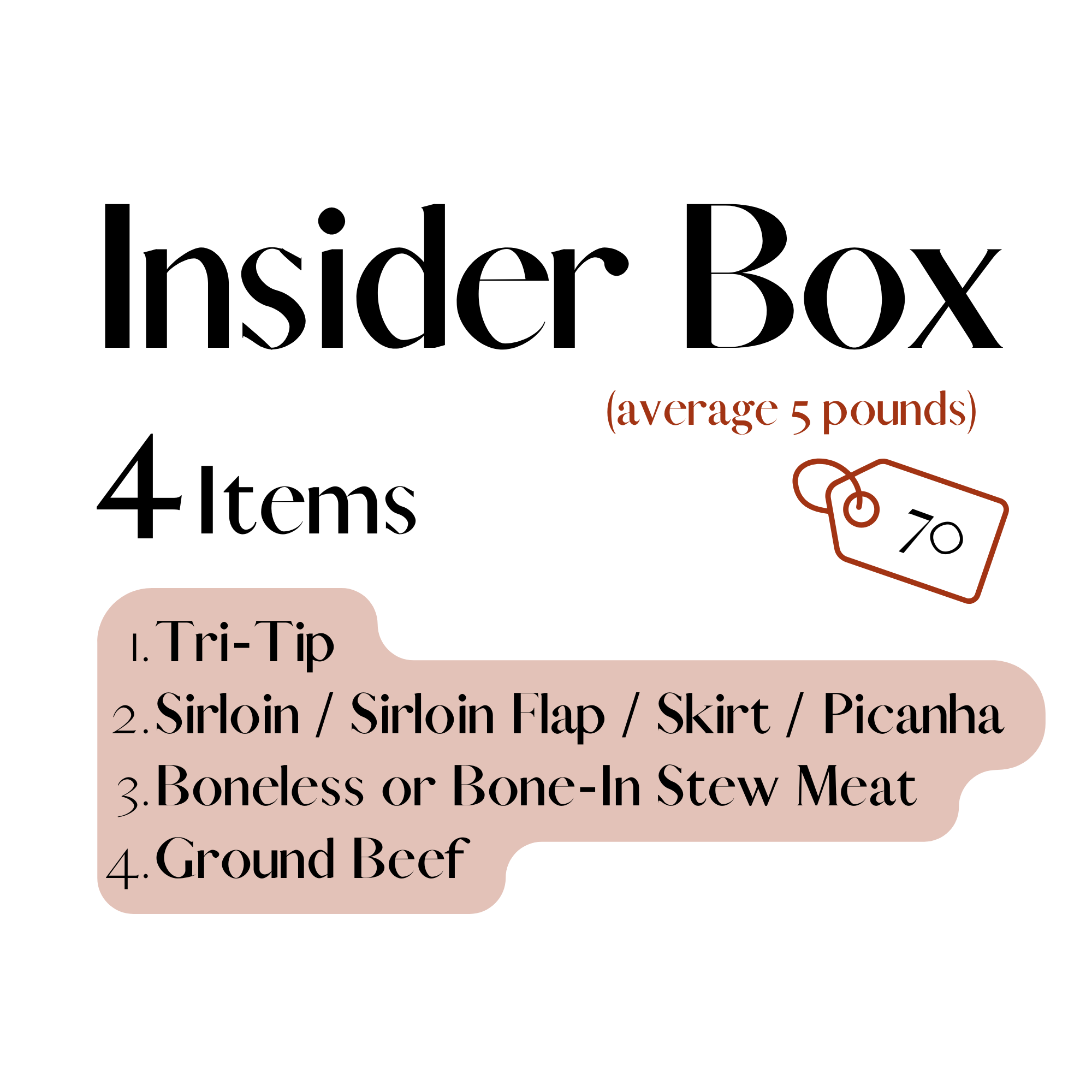 Insider Box (5lb avg.)
