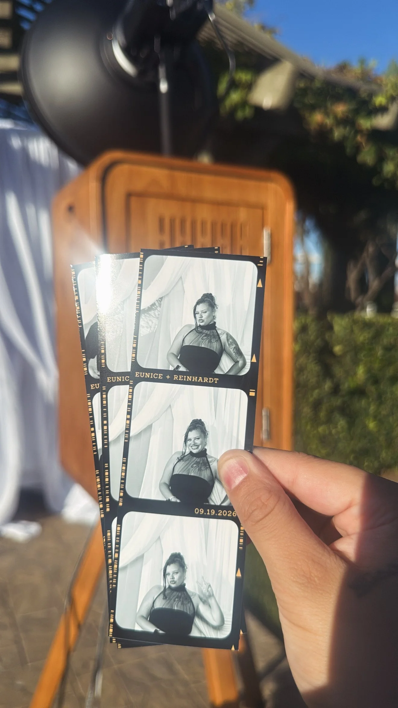 vintage style 2x6 photo strip template