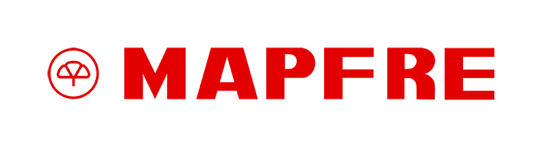 MAPFRE logo in red and black