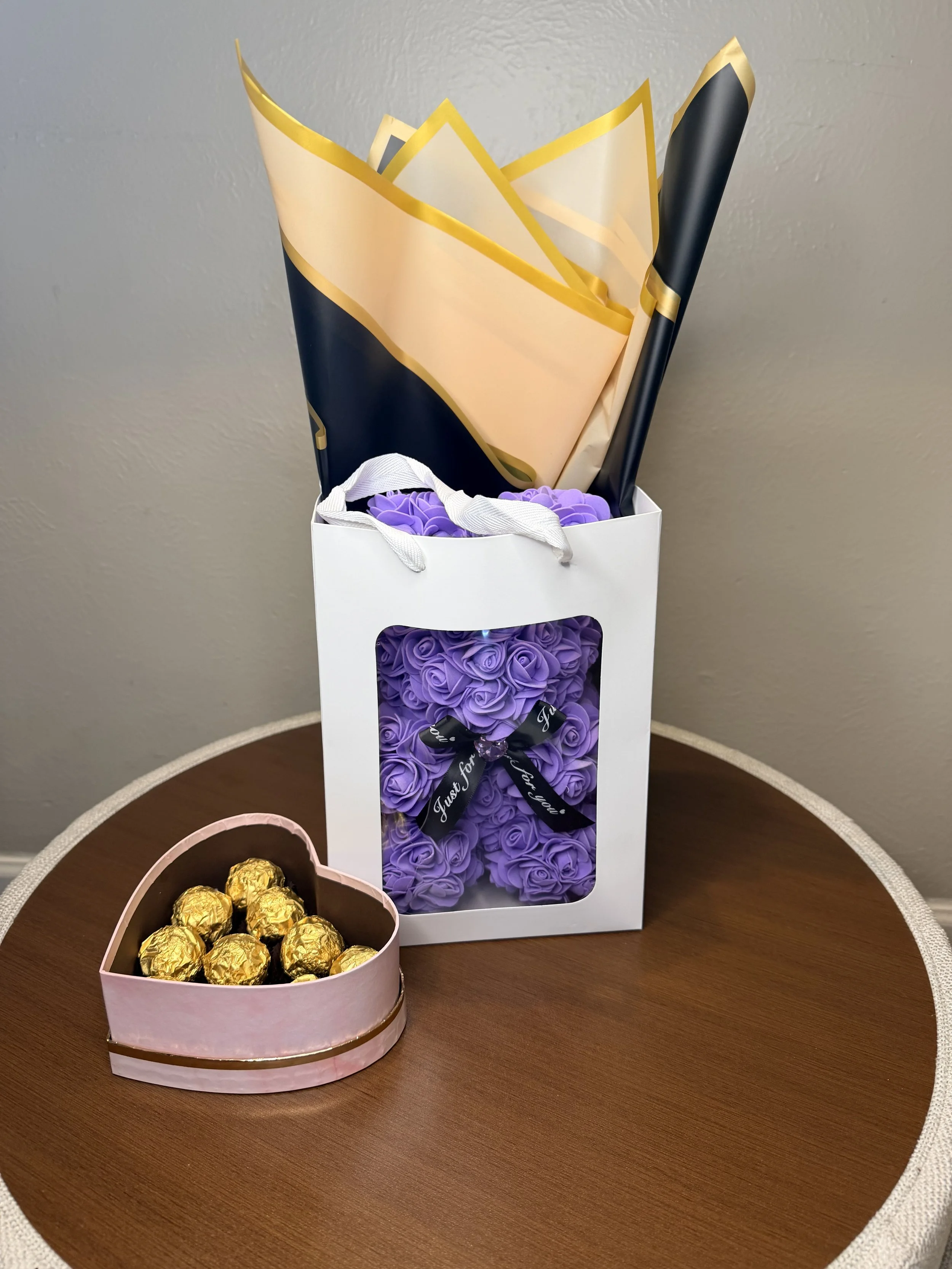 Petal Pansies Bear Special Order