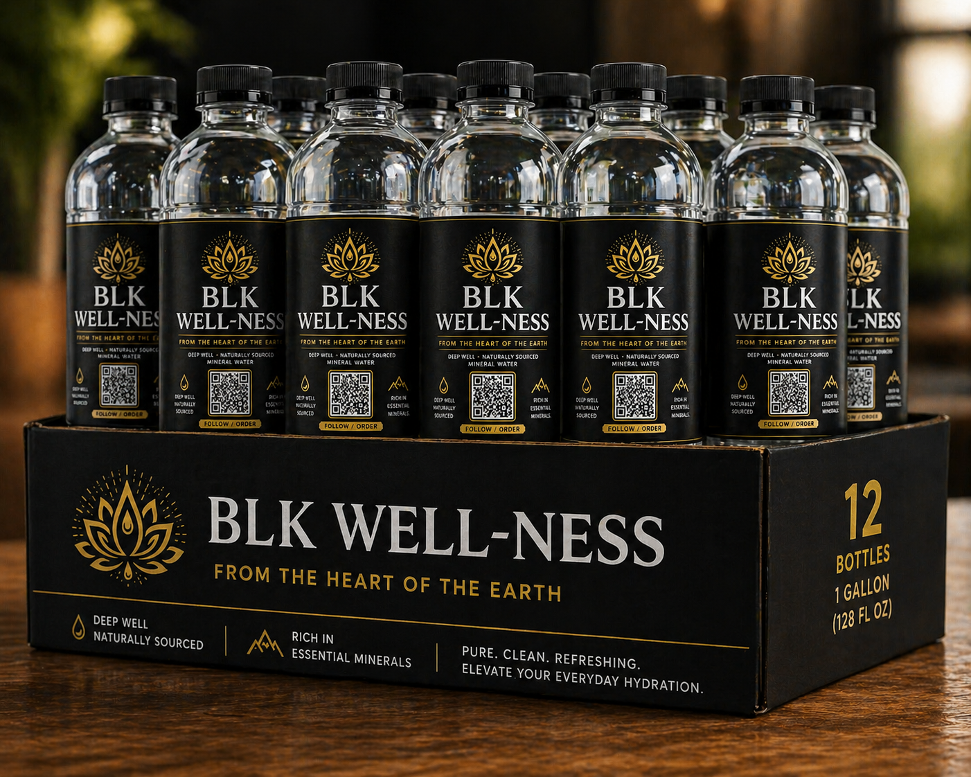 BLK WELL-NESS Mineral Water 12-Pack