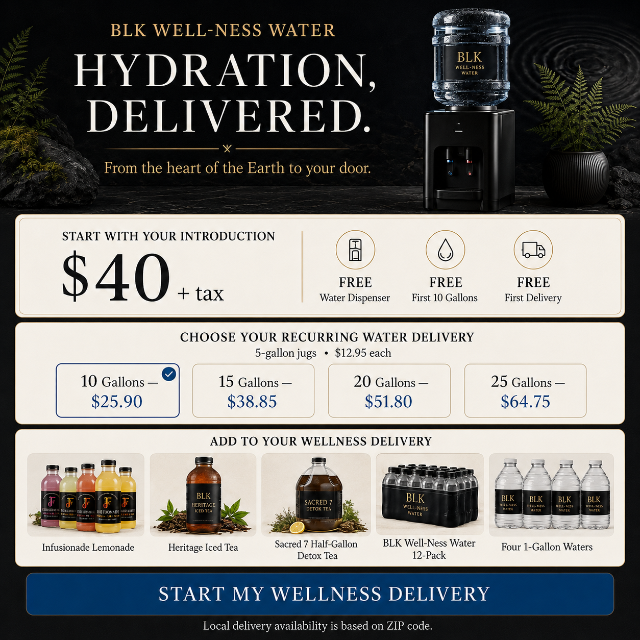 BLK WELLNESS WATER SUBSCRIPTION