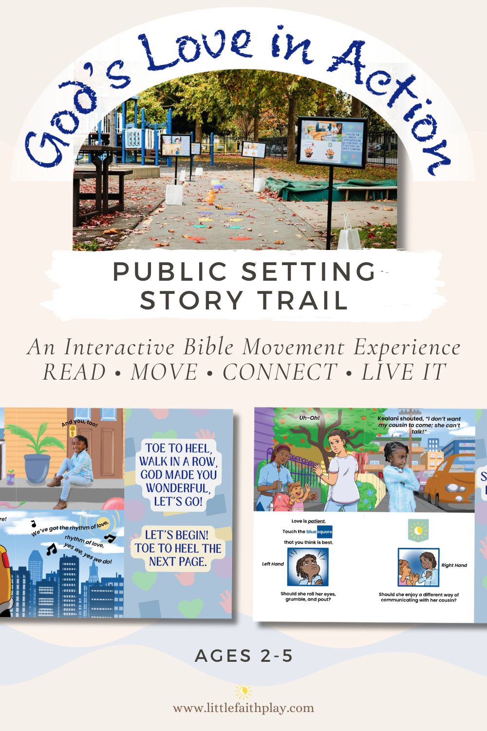 Story Trail Experience God's Love in Action: Public Setting ~ 6.99