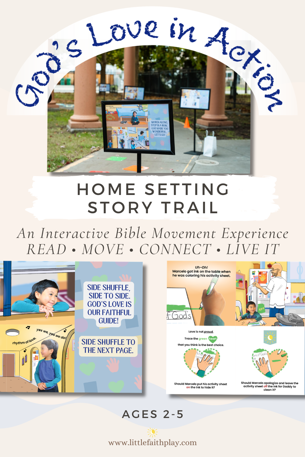 Story Trail Experience God's Love in Action: Home Setting ~ $6.99