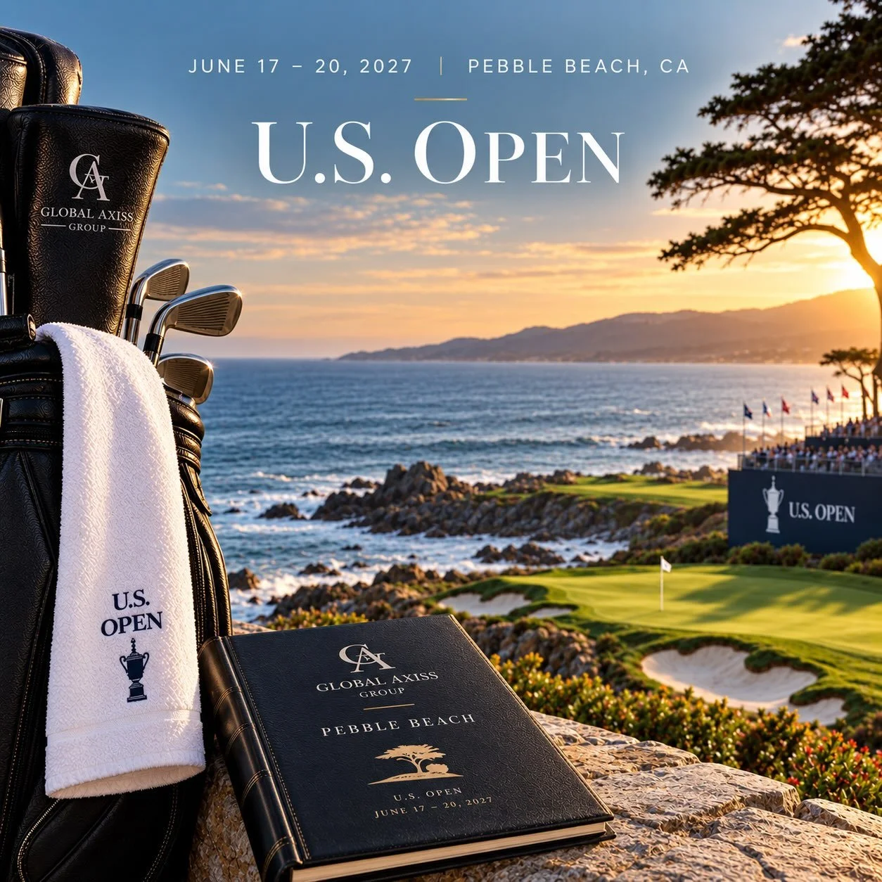 ⛳ U.S. OPEN &mdash; JUNE 17&ndash;20, 2027

Championship golf. Pebble Beach. The Pacific Ocean.

Few settings in sports can compare.

In 2027, the U.S. Open returns to Pebble Beach, bringing the world&rsquo;s best players to one of golf&rsquo;s most 