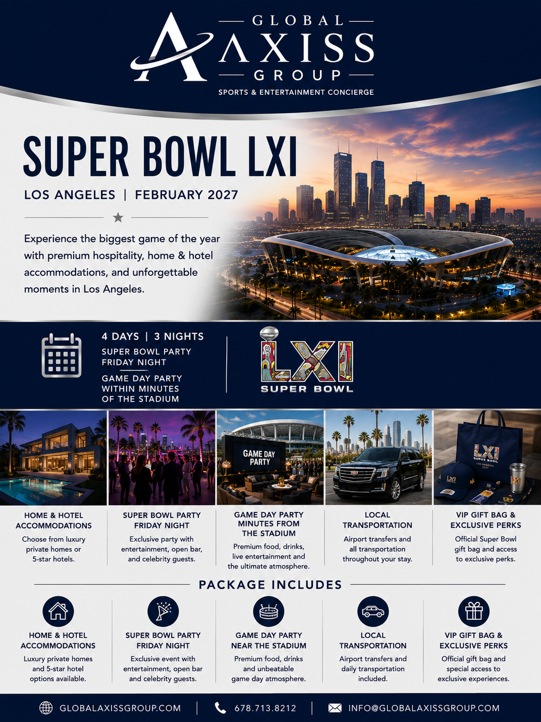 Super Bowl VIP Experience in Los Angeles