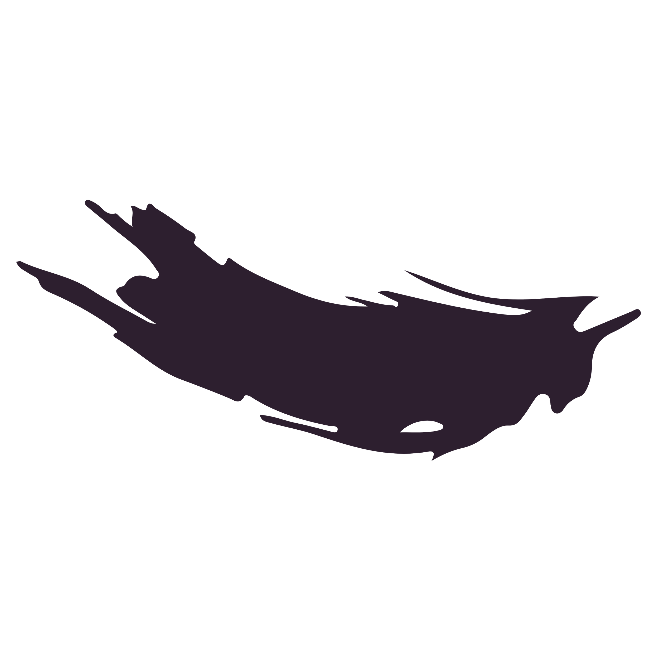 A brush stroke.