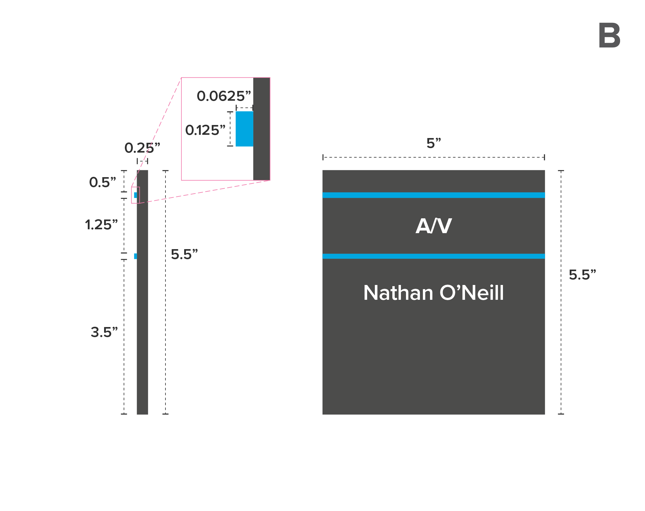 25_CL_JohnstonCrossing_WayfindingSignage_ViewsAndMeasurements_B_SplitRoomSign_SideProfile.png
