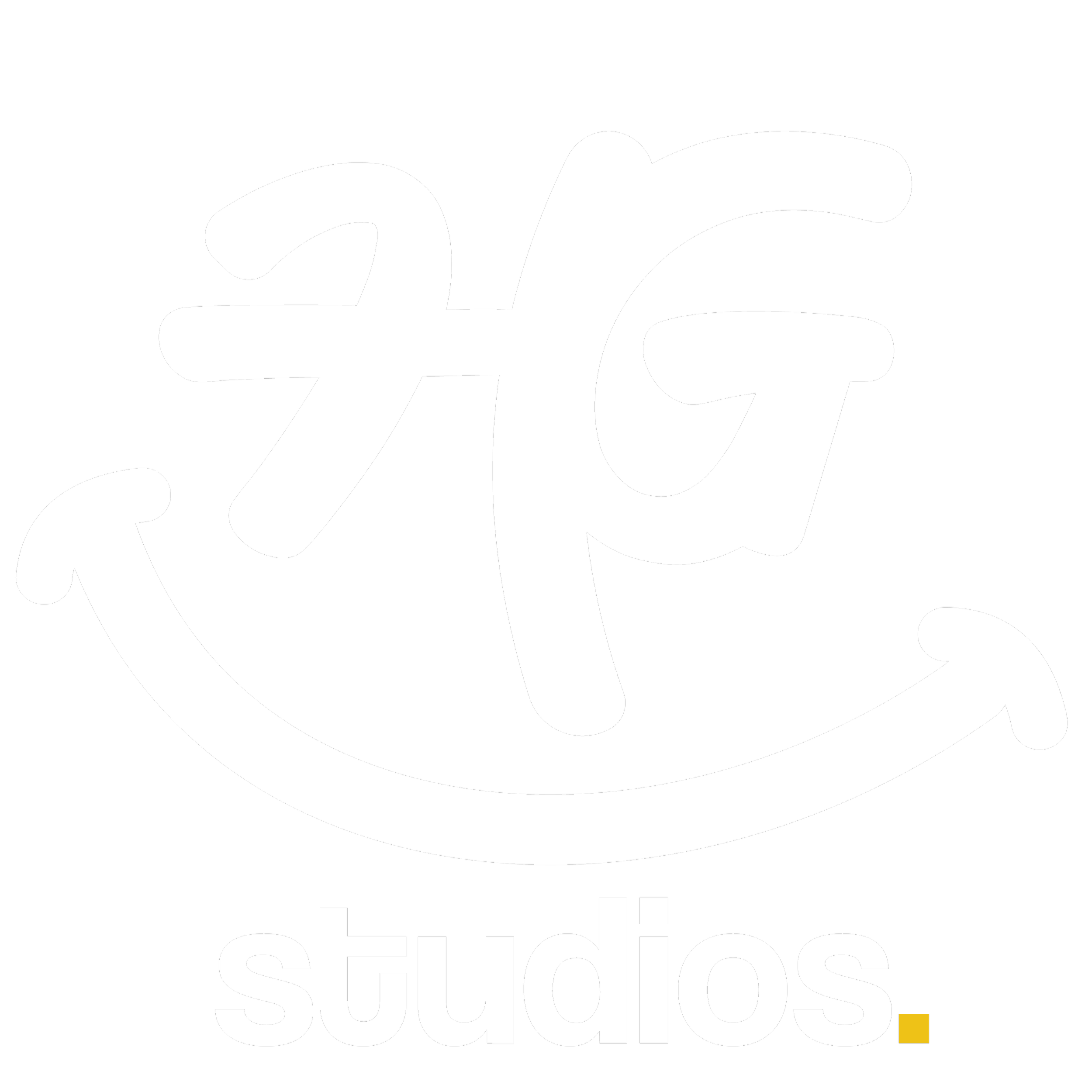 A black background with white text reading 'The study succeeds'.