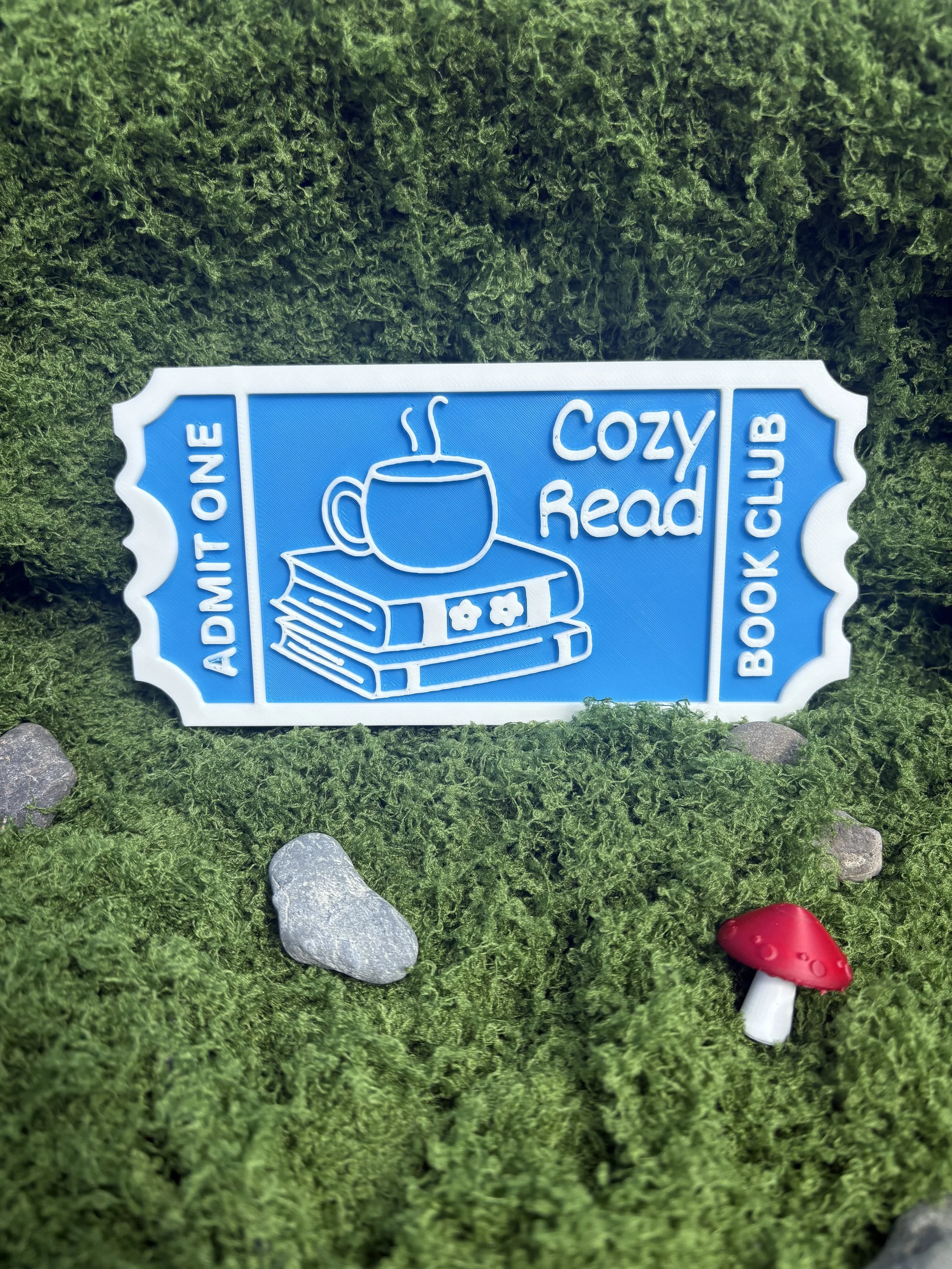 Book Trope Ticket Sign 📖✨