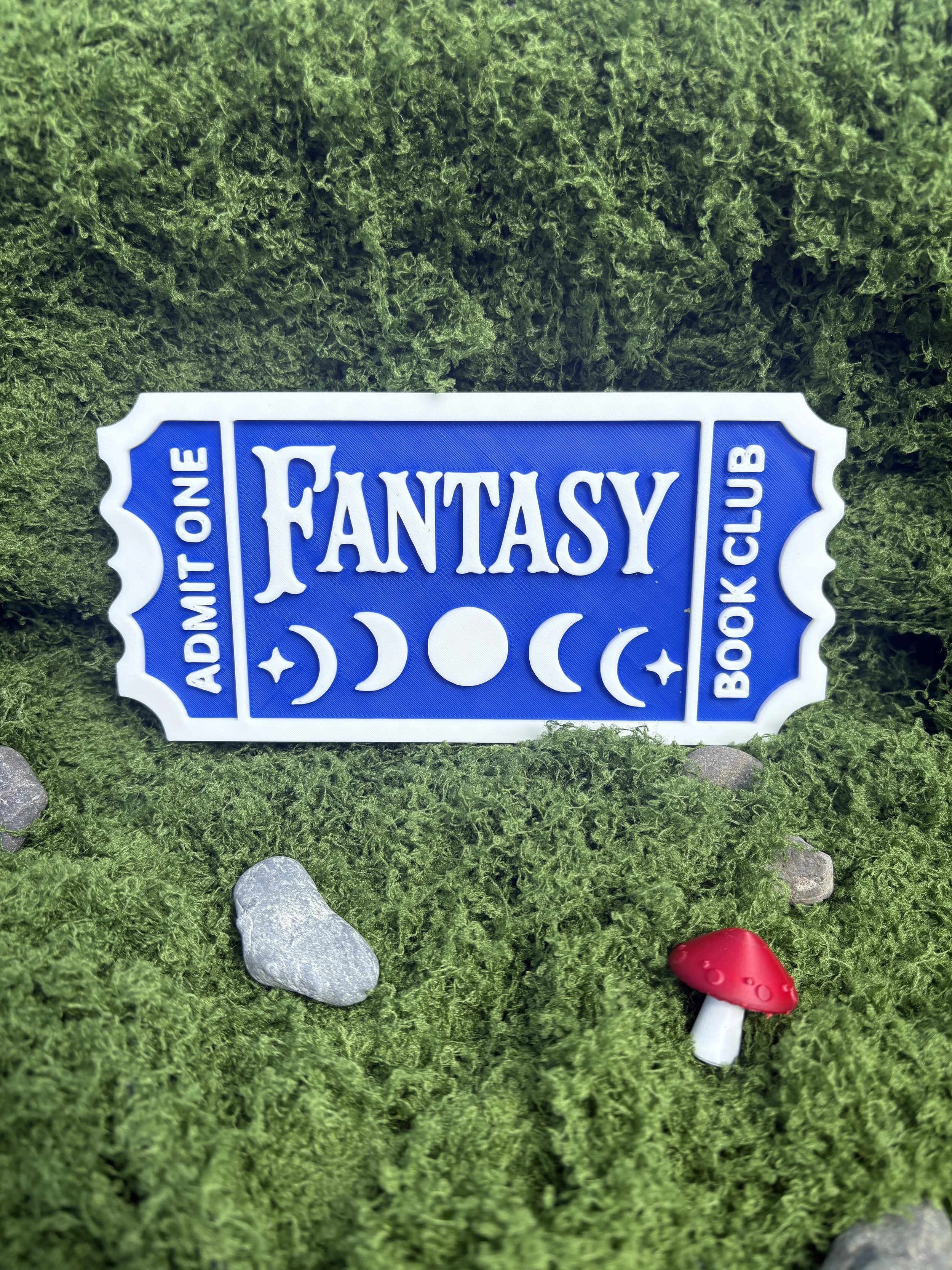 Book Trope Ticket Sign 📖✨