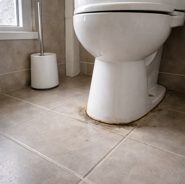 foul bathroom odor from clogged drain pipe