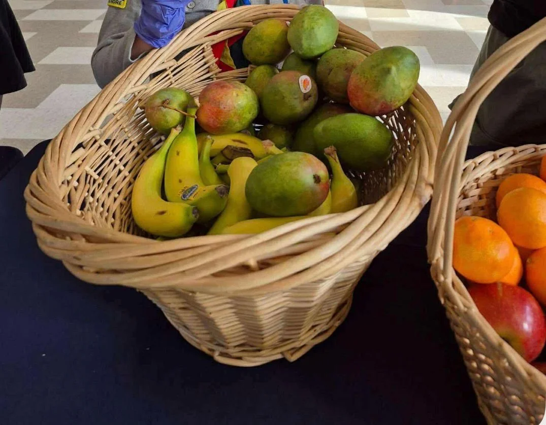 Fresh Bananas and Mango
