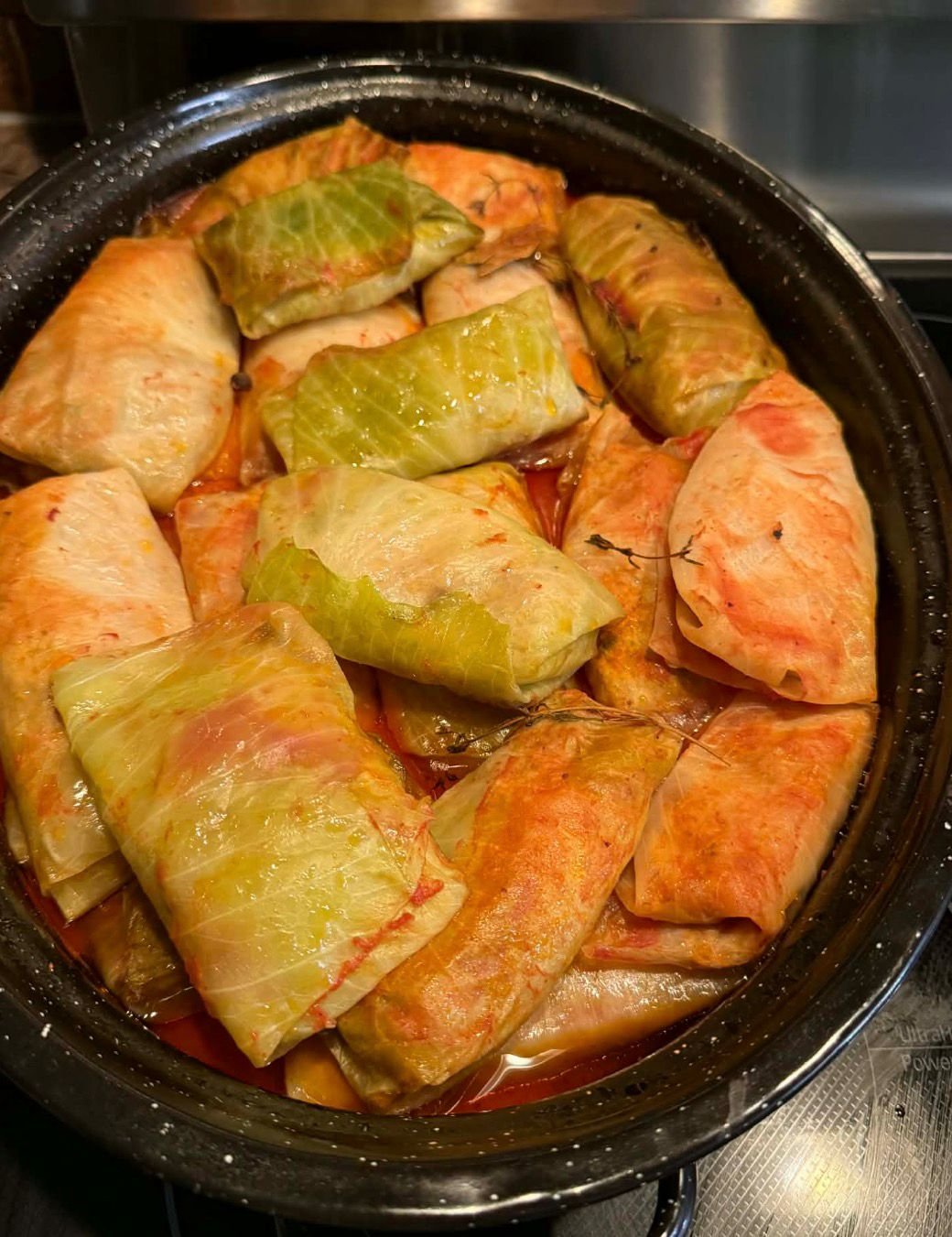 Homemade cabbage rolls
