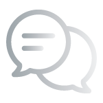 Chat bubble icon