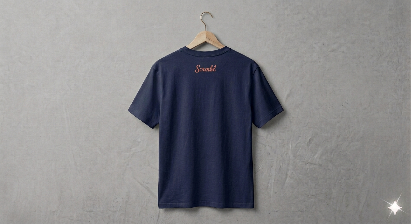 Navy and Coral T shirt back.png