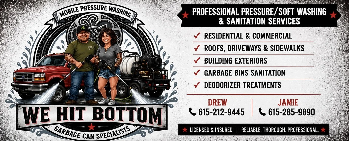 We Hit Bottom, Inc. garbage can specialists
