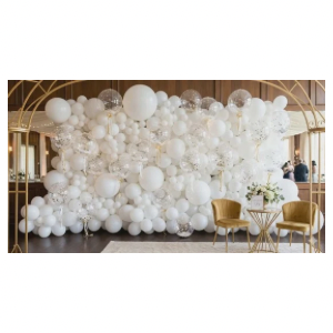 Bobo Balloon Wall ( large clear balloons)