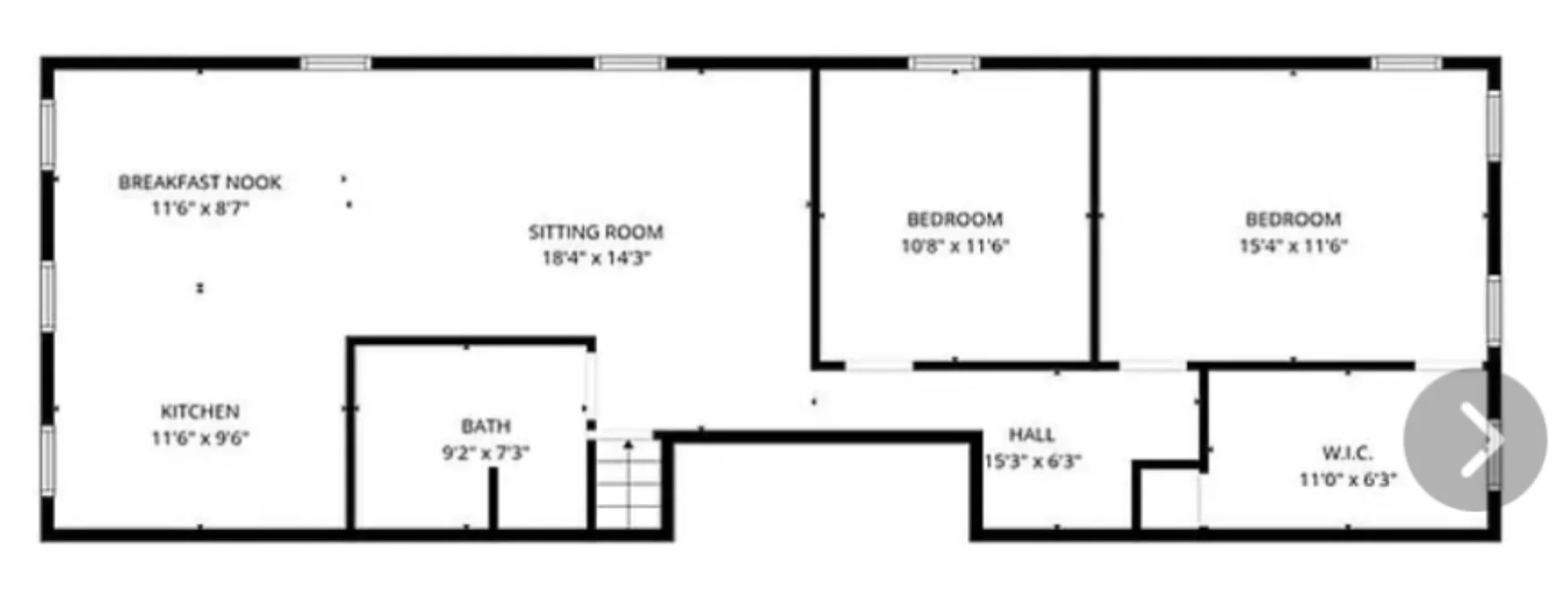 The Loggia ~ 2Br / 1 Ba